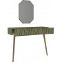 Skogsavlastningsbord med speil 120x 35 cm - Valntt/mrkegrnn
