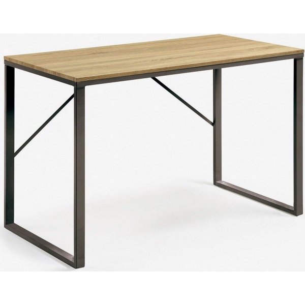 Landi skrivebord - Svart/eik