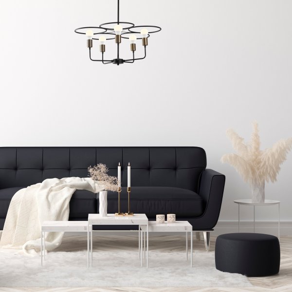 Halo taklampe 1356 - Sort