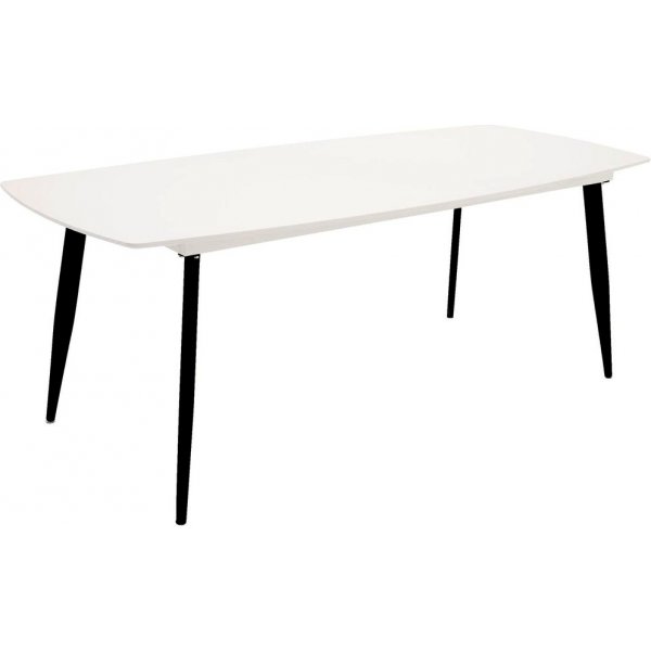 Spisebord Lara 240 cm - Svart / Hvit