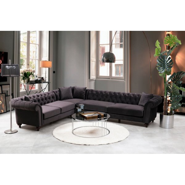 Bogart hjørnesofa - Brun Bogart hjørnesofa - Brun