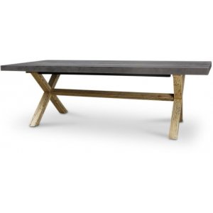 Otho spisebord kryssbein - Elm / betong