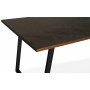 Edge 3.0 spisegruppe 190x90 cm inkludert 6 stk. Castor pinnestoler i valntt - Brownstained fishbone