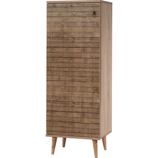 Filinta skoskap av planker - Sonoma eik Filinta skoskap av planker - Sonoma eik