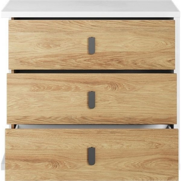 Simi kommode 100 cm - Hickory/hvit Simi kommode 100 cm - Hickory/hvit