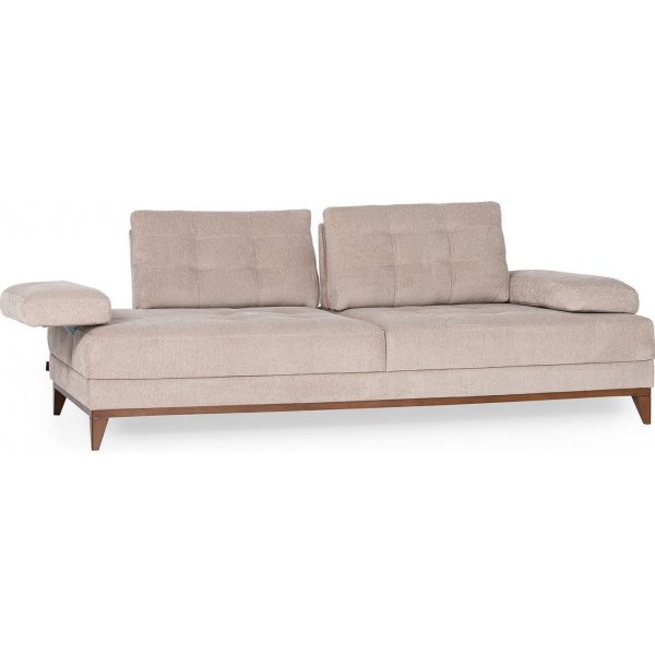 Sonya 3-seters sofa - Krem