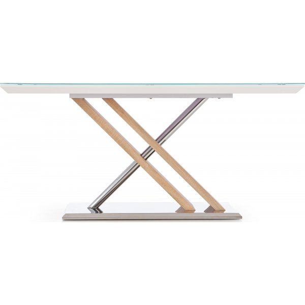 Angeliki Spisebord 160 cm - Hvit/eik Angeliki Spisebord 160 cm - Hvit/eik