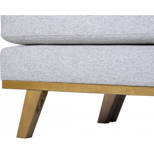 Sofa med vendbar divan grå 283 cm Sofa med vendbar divan grå 283 cm