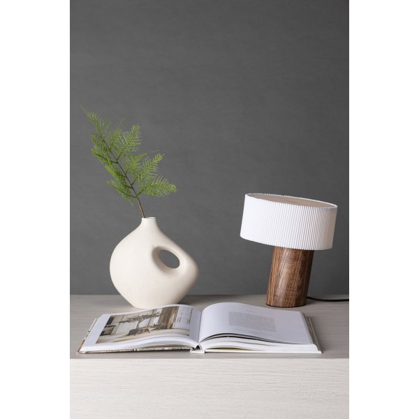 Branäs bordlampe - Valnøtt/Hvit Branäs bordlampe - Valnøtt/Hvit