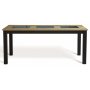 Jasmin spisebord 180 x 90 cm i eik med sorte ben
