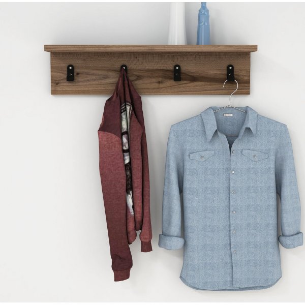 Ayla vegghylle - Valnøtt Ayla vegghylle - Valnøtt