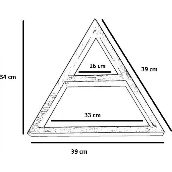 Defy vegghylle - Eik