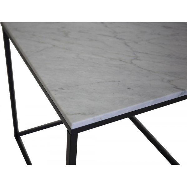 Kvarnbacken sidebord - svart/ hvitt