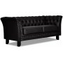 Chester Bridge 2-seters sofa - Svart PU