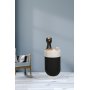 Bud sidebord 60 cm - Sort/hvit