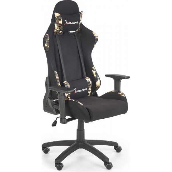 Pilgrim gaming stol - Sort/camo