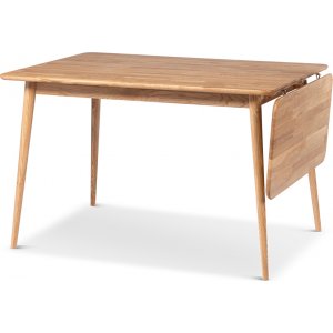 Alborg spisebord 120-160x80 cm - Natur