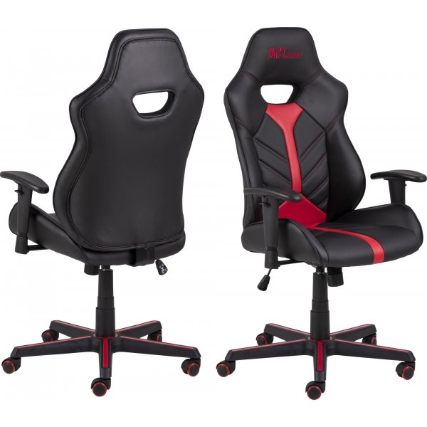 Cobblestone gaming stol - Sort/rd