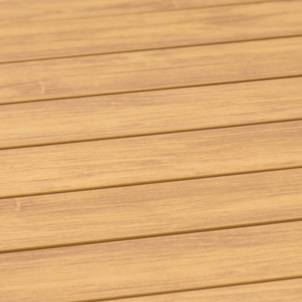 Utebord 205 x 90 cm beige / Teak-look - Copacabana Utebord 205 x 90 cm beige / Teak-look - Copacabana