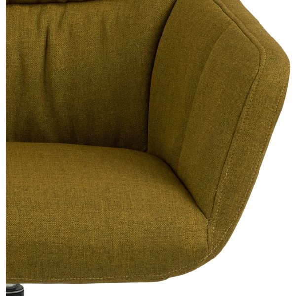 Lyng lenestol med fotskammel - Oransje