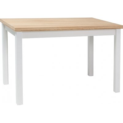 Adam spisebord 120 cm - Eik / hvit