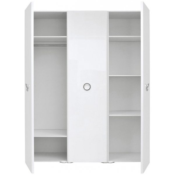 Kai garderobe - Hvit høyglans Kai garderobe - Hvit høyglans