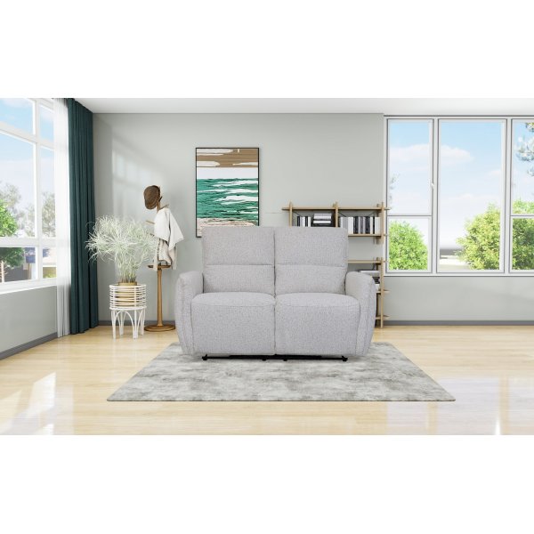 Elektrisk lenestol 2-seters sofa - Lys bouclè-sofa Elektrisk lenestol 2-seters sofa - Lys bouclè-sofa