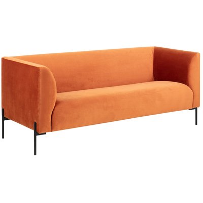 ana 3-seter sofa - Oransje velour