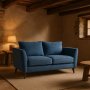 Sofa County 2-seter - Bl chenille