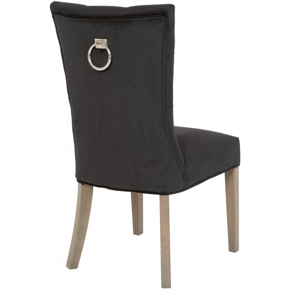 Tuva Kate Highback - Høy rygg (rygg-håndtak) Svart fløyel Tuva Kate Highback - Høy rygg (rygg-håndtak) Svart fløyel