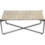 Lori soffbord 110x60 cm - Antikfrgad spegelglas mssing + Flekkfjerner for mbler