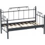 Hampus 2-seters utesofa - Svart/ryk + Tekstilrens for mbler