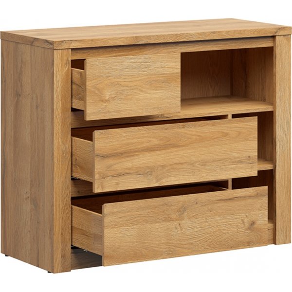 Walton kommode 104,5 cm - Eik Walton kommode 104,5 cm - Eik