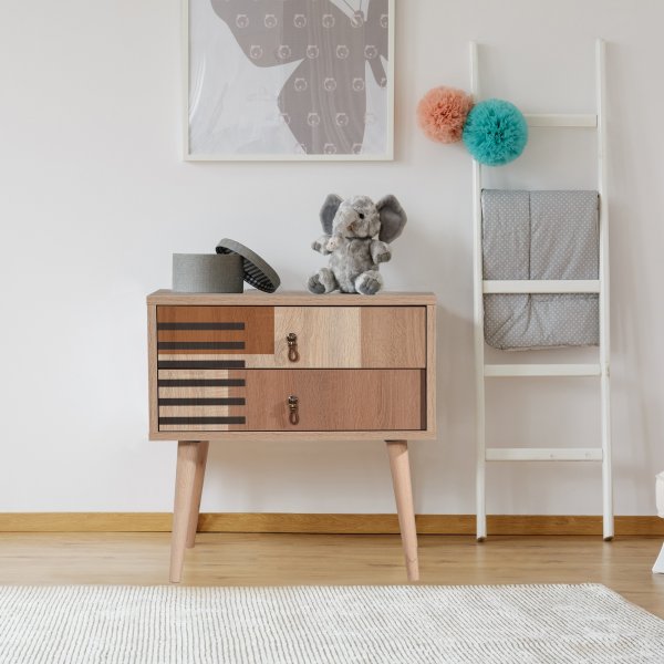 City Colorblock nattbord - Beige City Colorblock nattbord - Beige