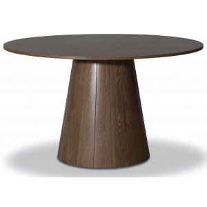 Cone rundt spisebord Ø130 cm - Valnøtt