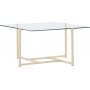 Hybrid salongbord 80 x 80 cm - Whitewash