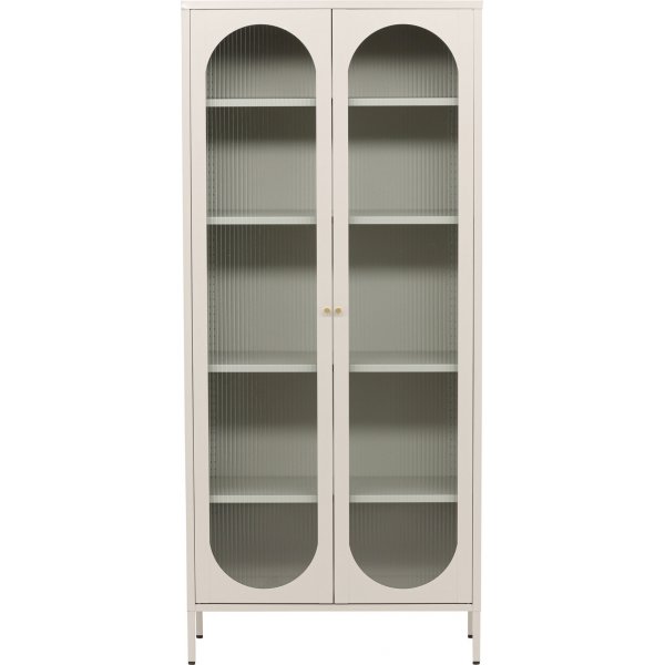 Lima vitrineskap beige