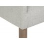 Axel karmstol - Beige (stoff) / Brune ben