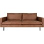 Malaga 2,5-seters sofa - Mrk brun