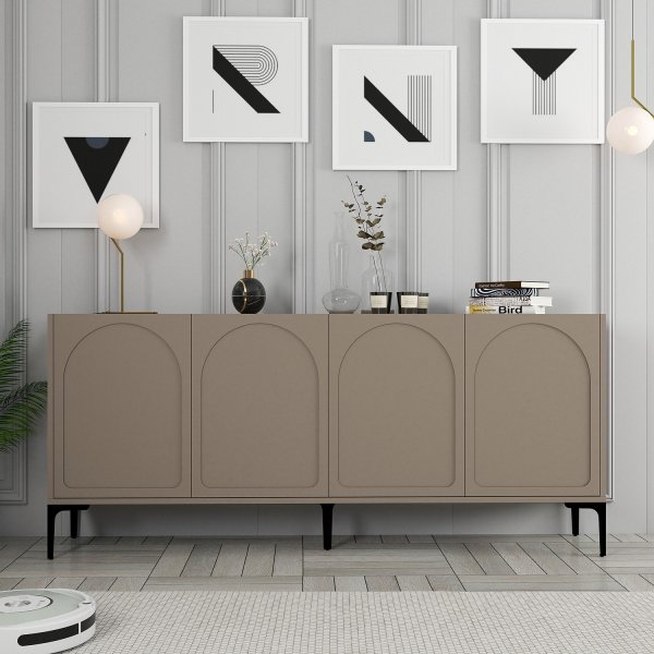 Lyon skjenk - Brun/svart Lyon skjenk - Brun/svart