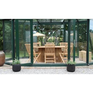 Saltö spisegruppe for uteplassen ovalt spisebord 200 cm med 6 stk. spisestoler - Teak + Treolje til møbler Saltö spisegruppe for uteplassen ovalt spisebord 200 cm med 6 stk. spisestoler - Teak + Treolje til møbler