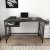 Kennesaw skrivebord 120 x 60 cm - Sort/antrasitt