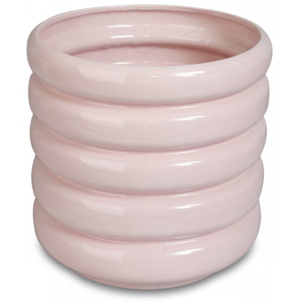 Krukke Wheels H24,5 cm - Rosa