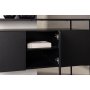 Kingsport avlastningsbord 120 x 45 cm - Sort