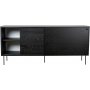 Volume sidebord 178 cm - Svartbeiset