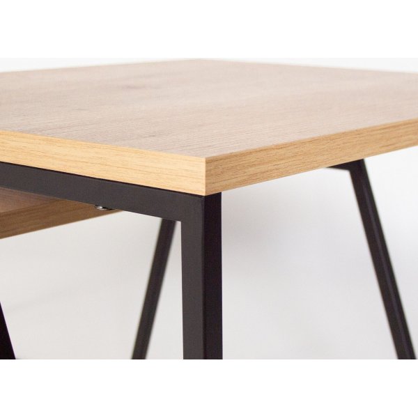 Pal salongbord - Eik/svart