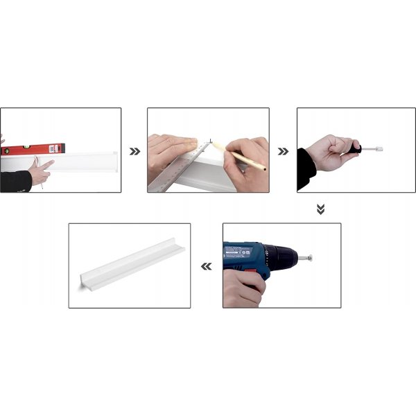 Suwon vegghylle 60 cm - Hvit Suwon vegghylle 60 cm - Hvit