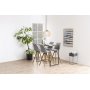 Seaford barbord 120x 60 cm - Eik/sort