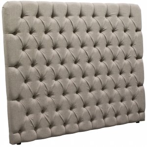 Romance Sengegavl med knappar 160 x 140 cm - Beige Romance Sengegavl med knappar 160 x 140 cm - Beige