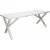 Scottsdale utendrs gruppebord 190 cm inkl. 6 stk Bstad posisjonsstoler - Hvit